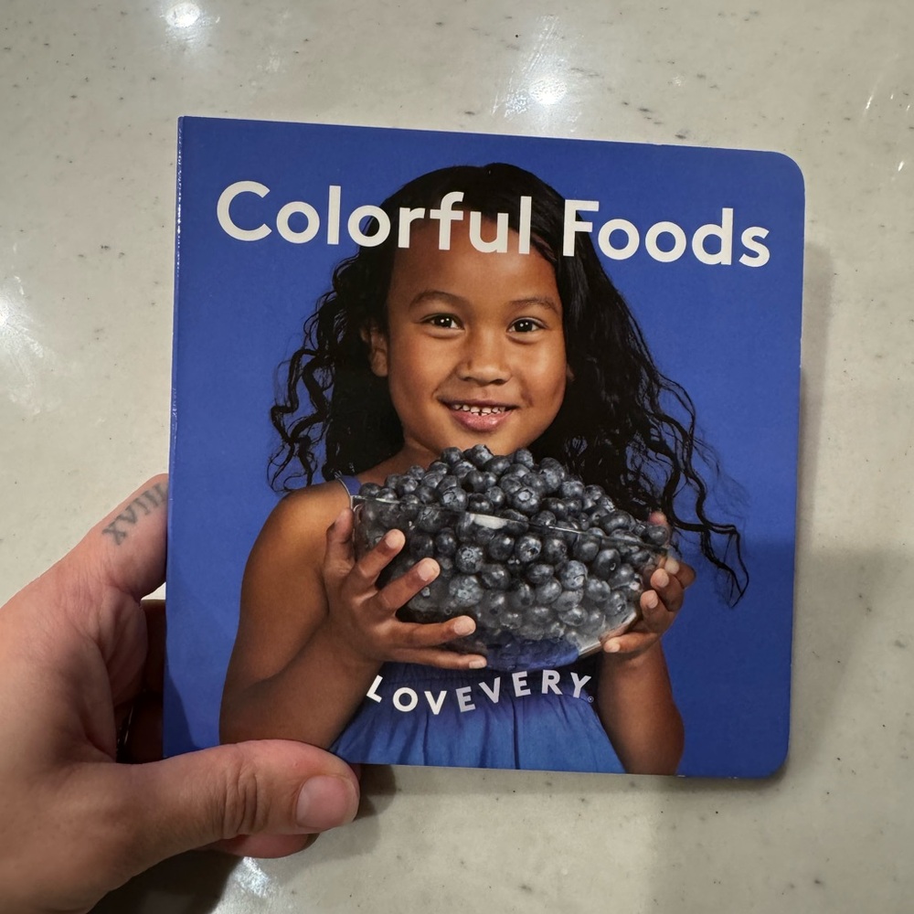 Lovevery Colorful Foods Kids Book